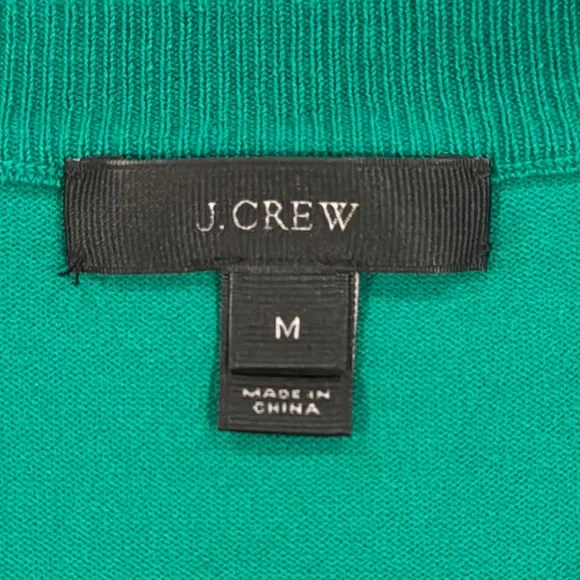 WUC JCrew Green Button-Up Cardigan - Picture 3 of 5